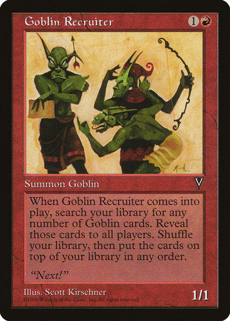 Goblin Recruiter [Visions] | Enigma On Main