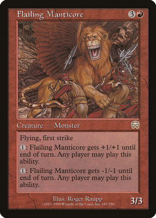 Flailing Manticore [Mercadian Masques] | Enigma On Main
