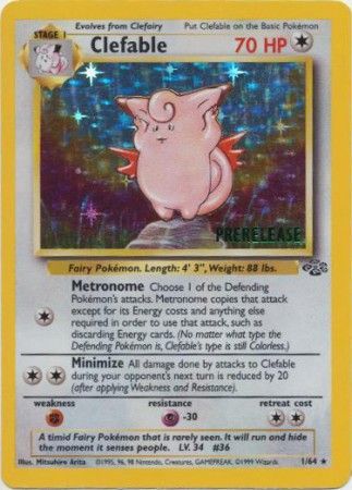 Clefable (1/64) (Prerelease Promo) [Jungle Unlimited] | Enigma On Main