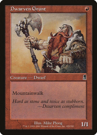 Dwarven Grunt [Odyssey] | Enigma On Main