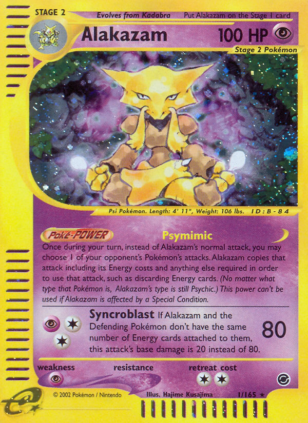 Alakazam (1/165) [Expedition: Base Set] | Enigma On Main