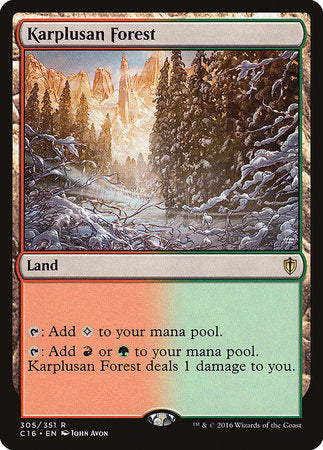 Karplusan Forest [Commander 2016] | Enigma On Main