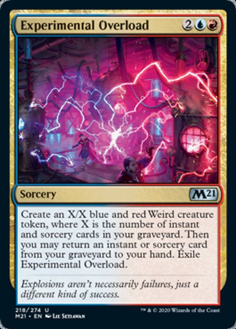 Experimental Overload [Core Set 2021] | Enigma On Main