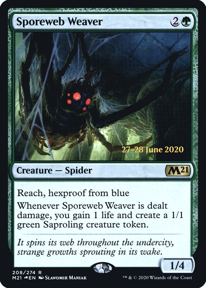 Sporeweb Weaver  [Core Set 2021 Prerelease Promos] | Enigma On Main