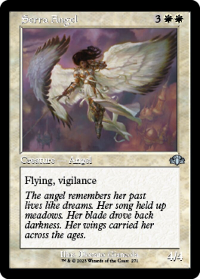 Serra Angel (Retro) [Dominaria Remastered] | Enigma On Main