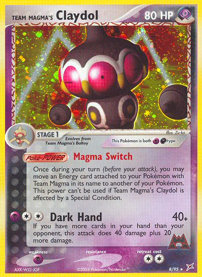 Team Magma's Claydol (8/95) [EX: Team Magma vs Team Aqua] | Enigma On Main