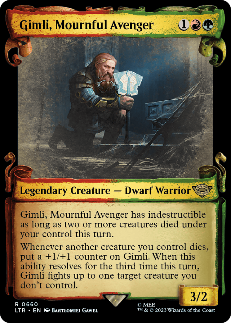 Gimli, Mournful Avenger [The Lord of the Rings: Tales of Middle-Earth Showcase Scrolls] | Enigma On Main