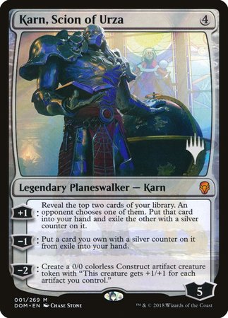 Karn, Scion of Urza [Dominaria Promos] | Enigma On Main