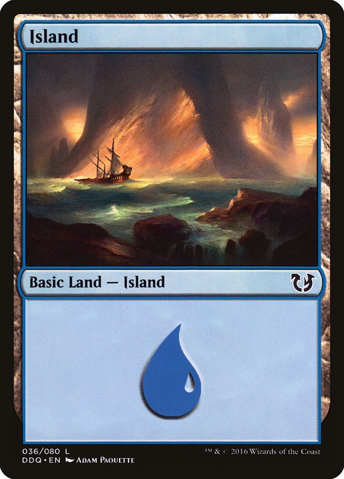 Island (36) [Duel Decks: Blessed vs. Cursed] | Enigma On Main