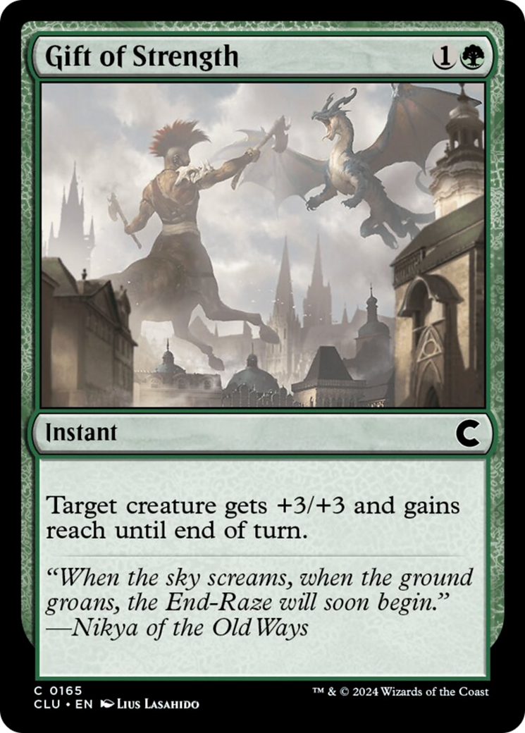 Gift of Strength [Ravnica: Clue Edition] | Enigma On Main