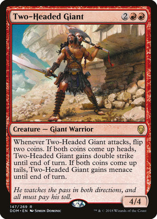 Two-Headed Giant [Dominaria] | Enigma On Main