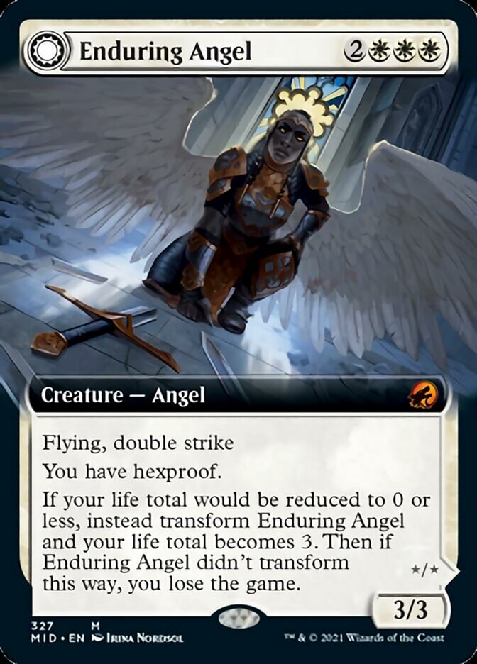 Enduring Angel // Angelic Enforcer (Extended) [Innistrad: Midnight Hunt] | Enigma On Main