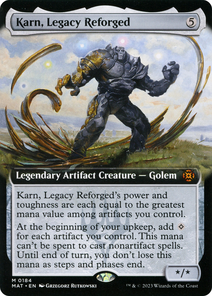 Karn, Legacy Reforged (Extended Art) [March of the Machine: The Aftermath] | Enigma On Main