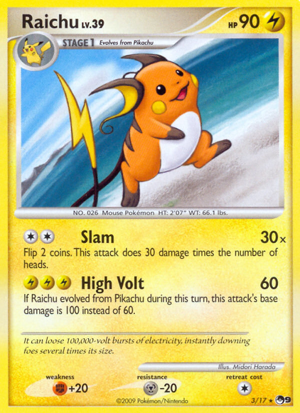 Raichu (3/17) [POP Series 9] | Enigma On Main