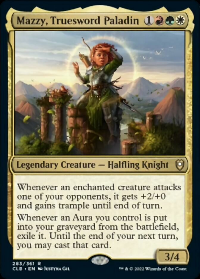 Mazzy, Truesword Paladin [Commander Legends: Battle for Baldur's Gate] | Enigma On Main