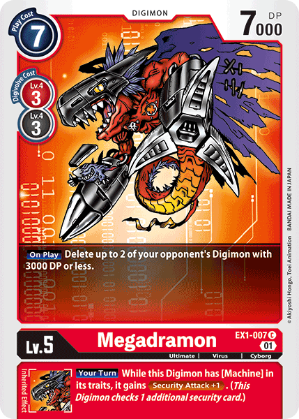 Megadramon [EX1-007] [Classic Collection] | Enigma On Main