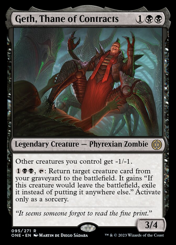 Geth, Thane of Contracts [Phyrexia: All Will Be One] | Enigma On Main