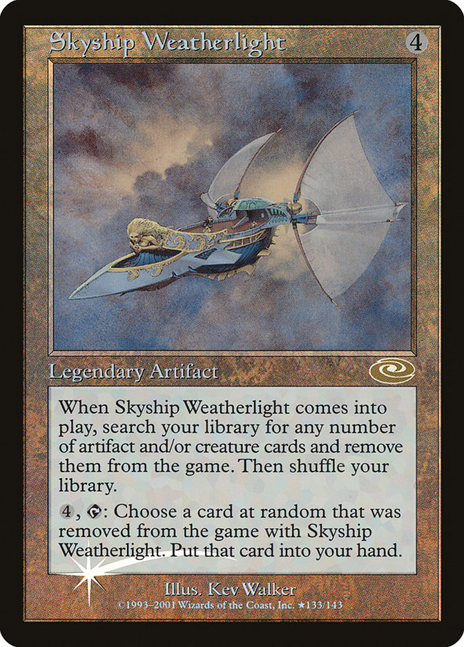 Skyship Weatherlight (Kev Walker) [Planeshift] | Enigma On Main