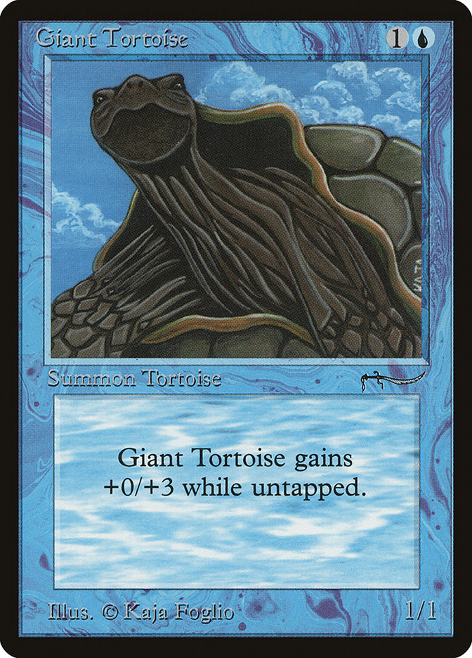 Giant Tortoise (Light Mana Cost) [Arabian Nights] | Enigma On Main