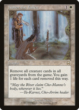 Honor the Fallen [Mercadian Masques] | Enigma On Main