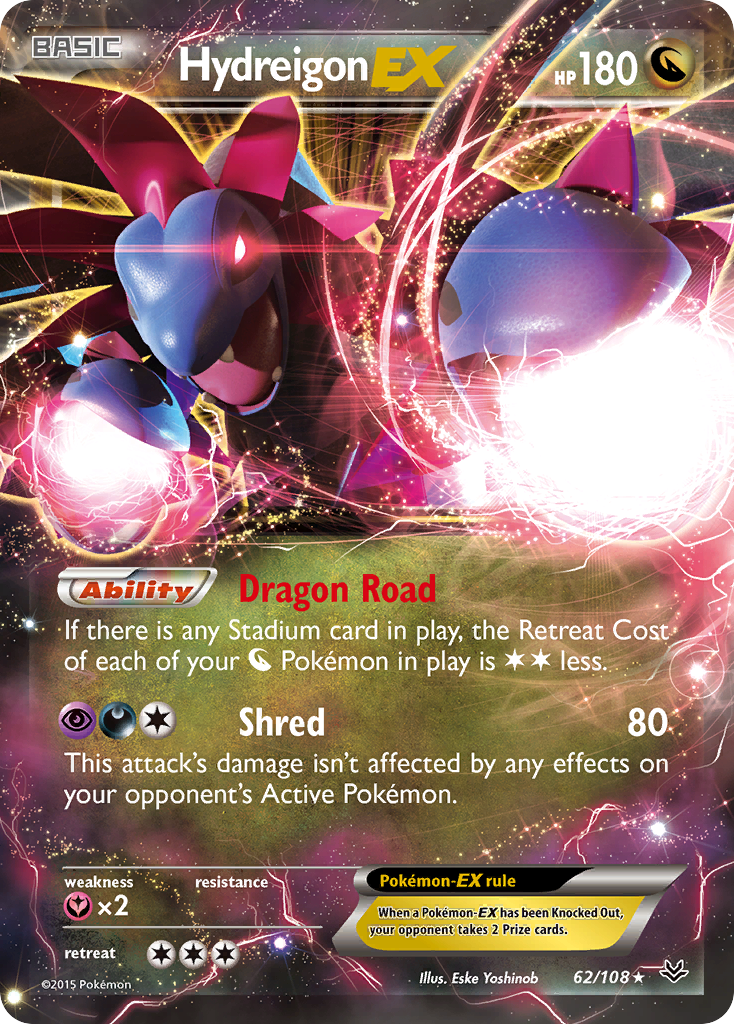 Hydreigon EX (62/108) [XY: Roaring Skies] | Enigma On Main