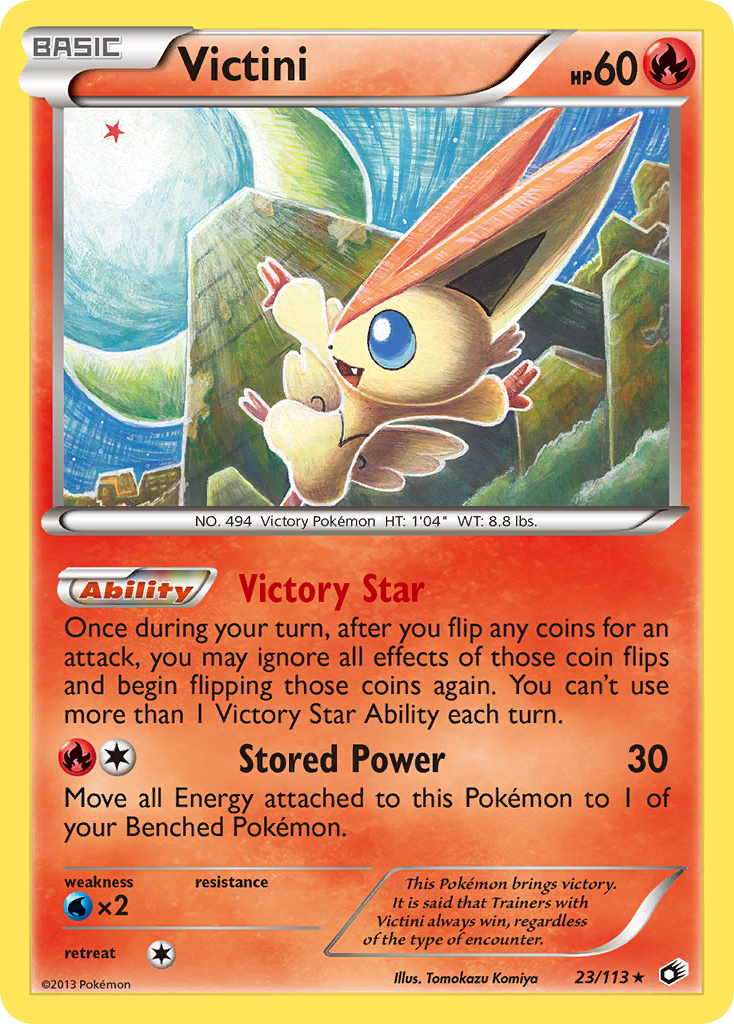 Victini (23/113) [Black & White: Legendary Treasures] | Enigma On Main