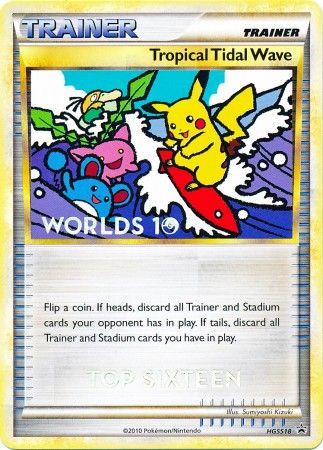 Tropical Tidal Wave (HGSS18) (Top 16) [HeartGold & SoulSilver: Black Star Promos] | Enigma On Main