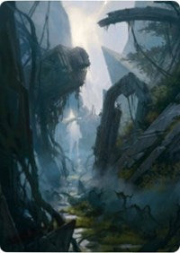 Swamp 2 Art Card [Zendikar Rising Art Series] | Enigma On Main