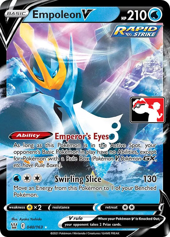 Empoleon V (040/163) [Prize Pack Series One] | Enigma On Main