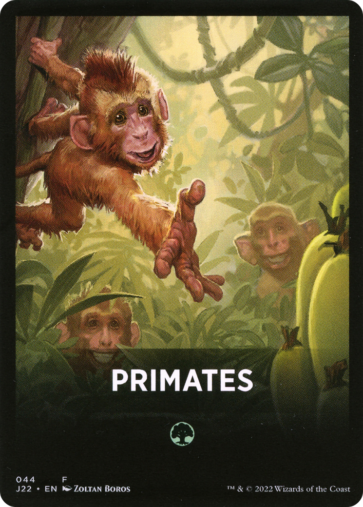 Primates Theme Card [Jumpstart 2022 Front Cards] | Enigma On Main