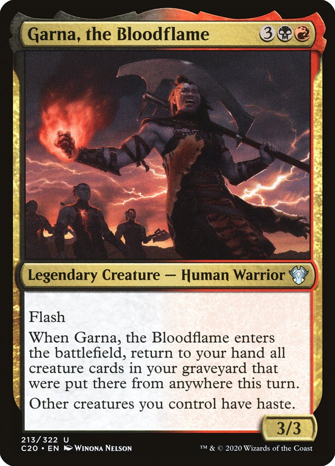 Garna, the Bloodflame [Commander 2020] | Enigma On Main