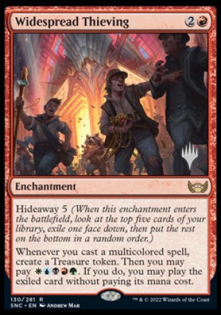 Widespread Thieving (Promo Pack) [Streets of New Capenna Promos] | Enigma On Main