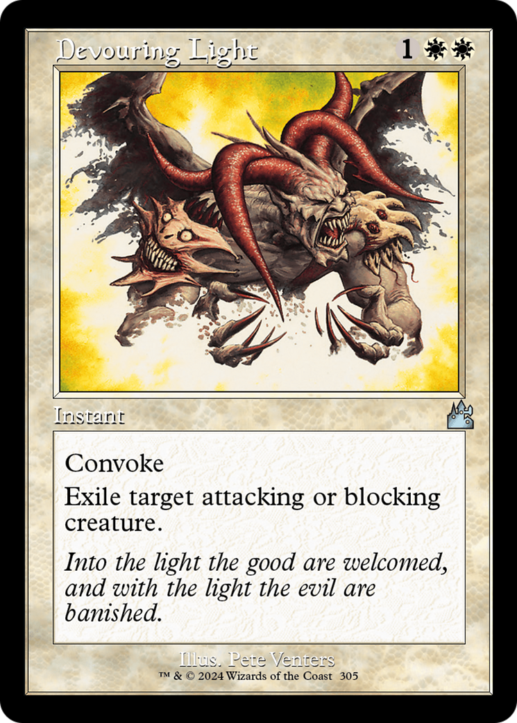 Devouring Light (Retro Frame) [Ravnica Remastered] | Enigma On Main