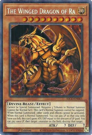 The Winged Dragon of Ra [KICO-EN065] Secret Pharaoh’s Rare | Enigma On Main