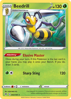 Beedrill (003/185) [Sword & Shield: Vivid Voltage] | Enigma On Main