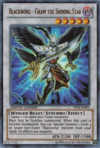 Blackwing - Gram the Shining Star [Yu-Gi-Oh! 5D's Manga Promotional Cards] [YF04-EN001] | Enigma On Main