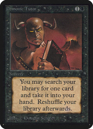 Demonic Tutor [Limited Edition Alpha] | Enigma On Main