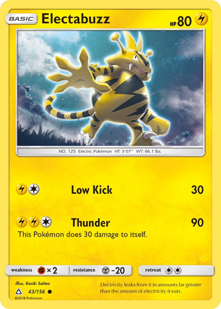 Electabuzz (43/156) [Sun & Moon: Ultra Prism] | Enigma On Main