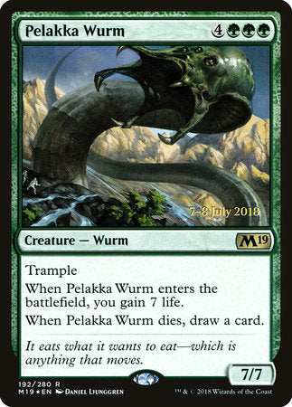 Pelakka Wurm [Core Set 2019 Promos] | Enigma On Main