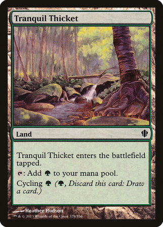 Tranquil Thicket [Commander 2013] | Enigma On Main