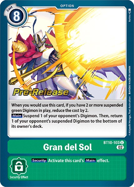 Gran del Sol [BT10-103] [Xros Encounter Pre-Release Cards] | Enigma On Main