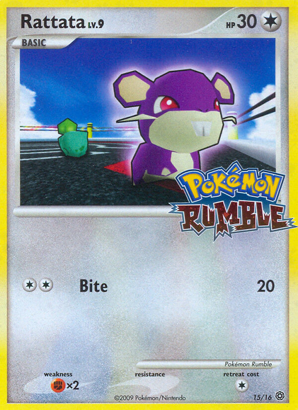 Rattata (15/16) [Pokémon Rumble] | Enigma On Main