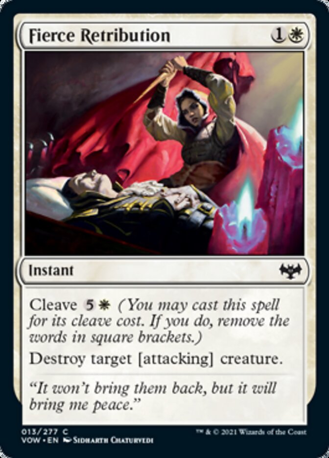 Fierce Retribution [Innistrad: Crimson Vow] | Enigma On Main