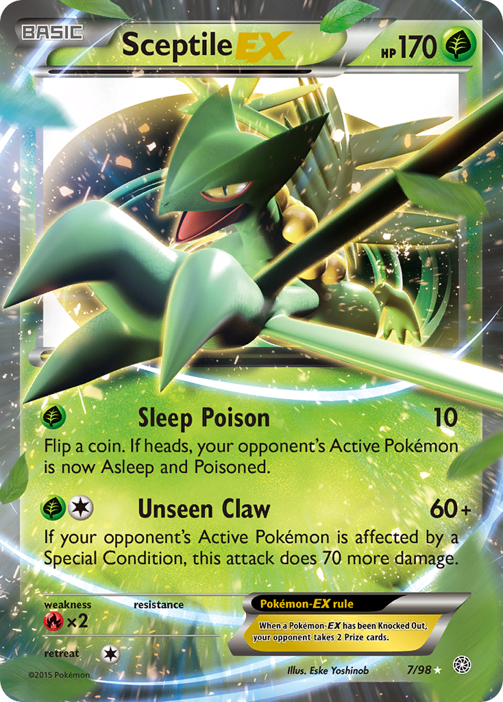 Sceptile EX (7/98) [XY: Ancient Origins] | Enigma On Main