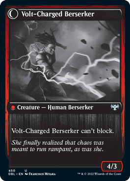 Voltaic Visionary // Volt-Charged Berserker [Innistrad: Double Feature] | Enigma On Main