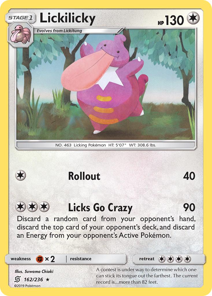 Lickilicky (162/236) [Sun & Moon: Unified Minds] | Enigma On Main