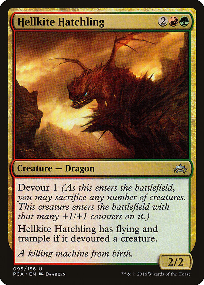 Hellkite Hatchling [Planechase Anthology] | Enigma On Main