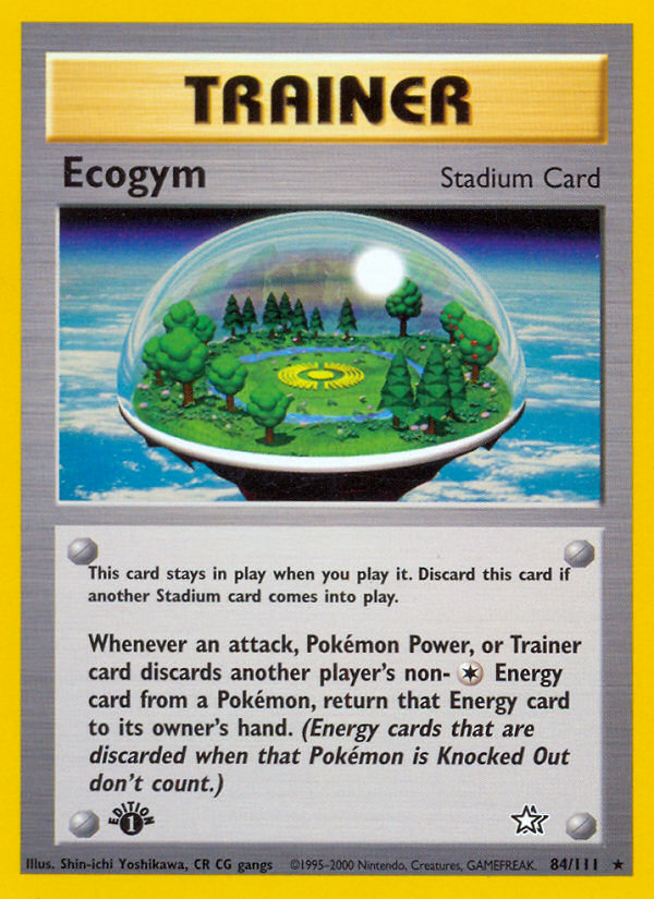 Ecogym (84/111) [Neo Genesis 1st Edition] | Enigma On Main