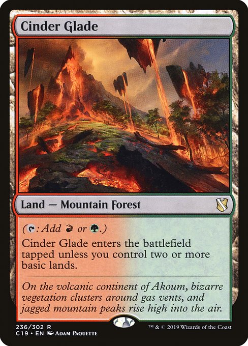 Cinder Glade [Commander 2019] | Enigma On Main