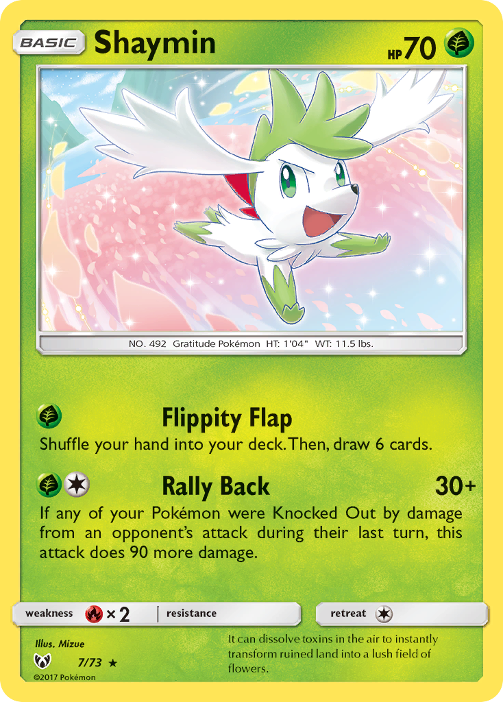 Shaymin (7/73) [Sun & Moon: Shining Legends] | Enigma On Main